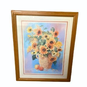 Gloria Erikson Sunflower Water Color Painting